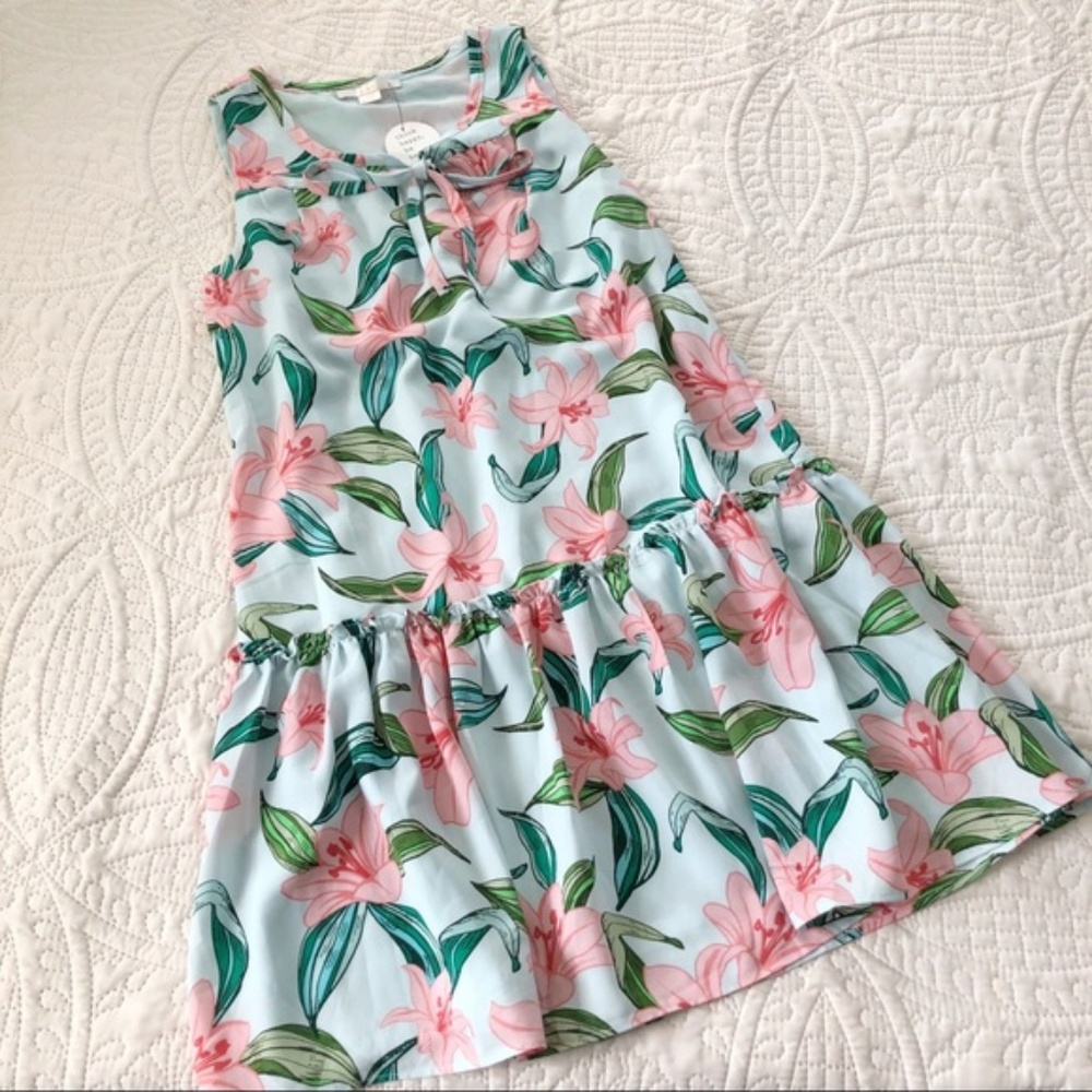 NWT c&e Tropical Print Dress - size Medium